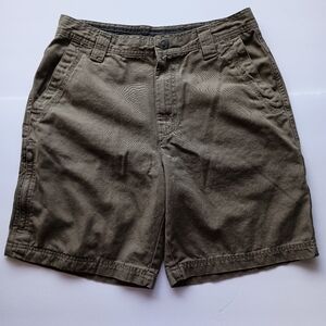 Columbia Tan Flat Front Shorts Men's - Size 32